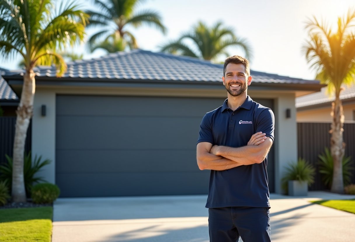 Technician on site — Titan Garage Door Repair