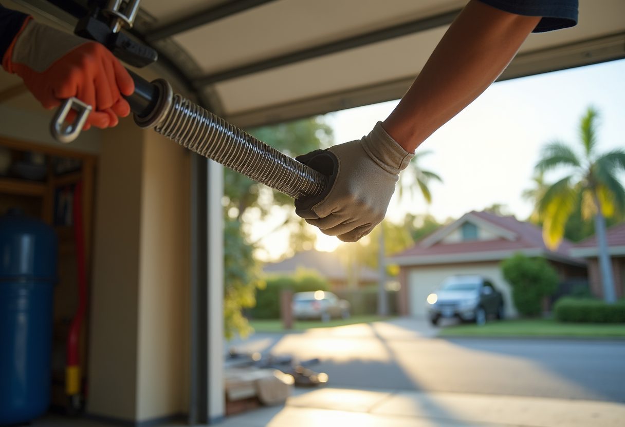 Titan Garage Door Repair technician at work