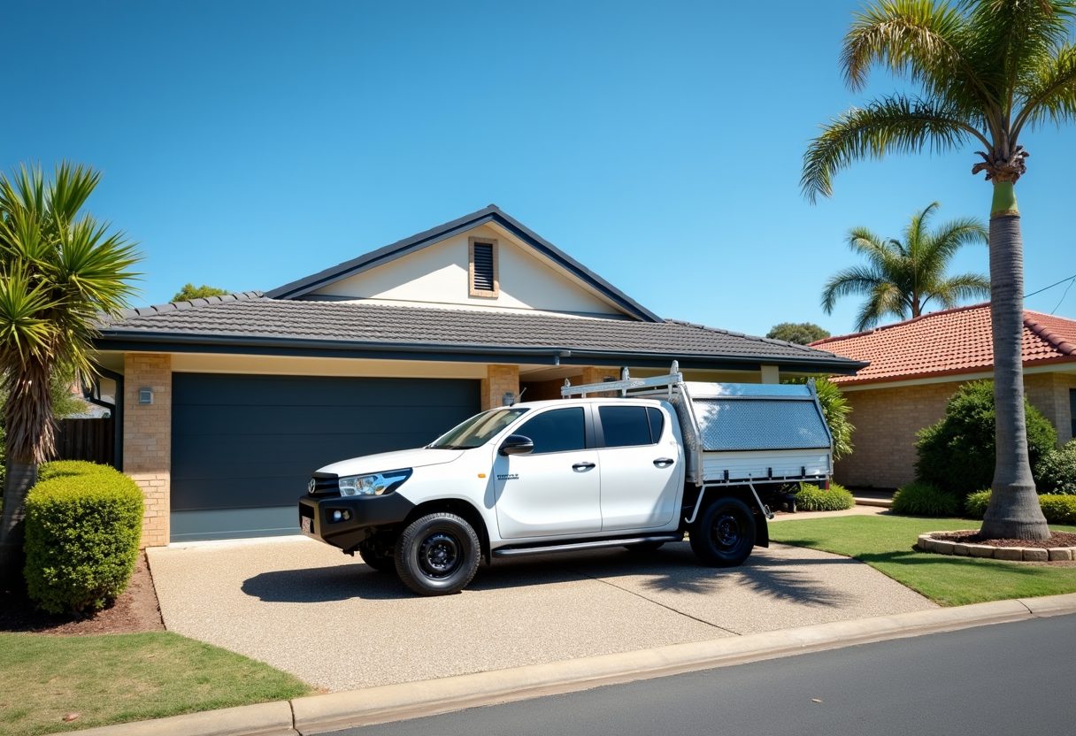 Ute stocked and ready — Titan Garage Door Repair